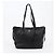 Prada Borsa a tracolla Vitello Phoenix Black Leather con zip laterale - vista 2