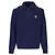Moncler Gerippter Wollpullover mit Rollkragen und Logo