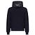Moncler Cardigã com capuz e fecho de correr em lã acolchoada Navy - vista 9