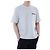 Thom Browne T-shirt redonda de lin e algodão com riscas e bolso - vista 13
