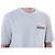 Thom Browne T-shirt redonda de lin e algodão com riscas e bolso - vista 14