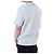 Thom Browne T-shirt redonda de lin e algodão com riscas e bolso - vista 21