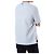 Thom Browne T-shirt redonda de lin e algodão com riscas e bolso - vista 24