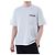 Thom Browne T-shirt redonda de lin e algodão com riscas e bolso - vista 8