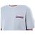 Thom Browne T-shirt redonda de lin e algodão com riscas e bolso - vista 9