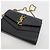 Autre Marque Borsa Crossbody Shellpiece Black Gold - vista 4