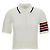 Thom Browne Hector Intarsia Bar Jersey-Stich Polo