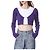 Jacquemus Gerippte Crop-Cardigan mit Mikro-Gold-Logo - Ansicht 3