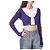 Jacquemus Gerippte Crop-Cardigan mit Mikro-Gold-Logo - Ansicht 9