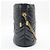 Gucci Mini Borsa a Secchiello GG Marmont in Matelassé Chevron Nera - vista 7