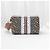 Burberry Picca borsa crossbody in pelle marrone ed E-Canvas a righe monogram - vista 4