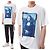 Off White Mona Lisa Print Oversized T-Shirt