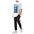 Off White Mona Lisa Print Oversized T-Shirt - Ansicht 6