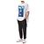 Off White Mona Lisa Print Oversized T-Shirt - Ansicht 7