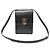 Burberry Mini borsa a tracolla Robin in pelle di vitello liscia nera e oro