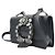 Miu Miu Borsa a tracolla Crystal Lady in pelle nera - vista 3