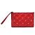 Valentino Clutch Gabardine Candy Studs rosso e oro