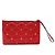 Valentino Clutch Gabardine Candy Studs rosso e oro - vista 4