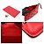 Valentino Clutch Gabardine Candy Studs rosso e oro - vista 7