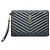 Autre Marque Classic Monogram Small Strap Pouch Clutch