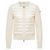 Moncler Cardigã de lã acolchoado com fecho éclair