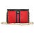 Gucci Picca borsa a tracolla in camoscio rosso con catena