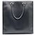 Prada Borsa Tote in pelle morbida nera con lettere embossed a triangolo - vista 4