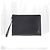 Autre Marque Clutch Tiny Pouch Monogram in pelle di vitello nera con tracolla