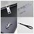 Autre Marque Clutch Tiny Pouch Monogram in pelle di vitello nera con tracolla - vista 7