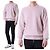 Loro Piana Kaschmir Rundstrick Pullover Rosa