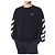 Off White Diagonal Fleece Sweatshirt - Ansicht 3