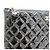 Chanel Clutch Medium Series in vernice nera con decorazione charm e logo argento - vista 2