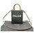 Céline Mini Vertical Cabas in tela e vitello Tan - vista 2