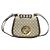 Gucci Borsa Blondie Top Handle GG Supreme Canvas Pelle Marrone