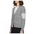 Thom Browne Merinowolle-Cardigan mit Streben, Relaxed Fit