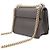 Fendi Picca borsa a tracolla KAN in vitello grigio scuro - vista 5