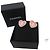 Chanel Orecchini Cuore in Cristallo con Logo CC in Rosa