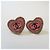 Chanel Orecchini Cuore in Cristallo con Logo CC in Rosa - vista 9