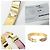 Hermès Bracciale da donna Click Clack Ash PM in oro giallo e smalto rosa - vista 7