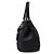 Prada Borsa Black Vitello Daino Logo Gold Lettering - vista 4