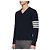 Thom Browne Cashmere-V-Ausschnitt-Pullover mit Zopfstrick