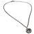 Gucci Collana con ciondolo inciso intrecciato