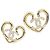 Chanel Orecchini Big Heart Gold Jennie