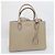 Prada Nuova borsa tote beige con logo dorato - vista 2