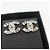 Chanel Große Crystal Silver Logo-Ohrringe - Ansicht 2