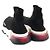 Balenciaga Sneakers Speed Runner in maglia bianca e nera da donna - vista 6