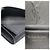 Autre Marque Clutch Monogram in Pelle Nera - vista 7