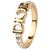 Dior Crystal Revolution Ring Gold-Finish (Invoice Year)