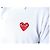 Comme Des Garcons PK-Poloshirt mit rotem Herz-Patch (White) - Ansicht 26