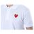Comme Des Garcons PK-Poloshirt mit rotem Herz-Patch (White) - Ansicht 6